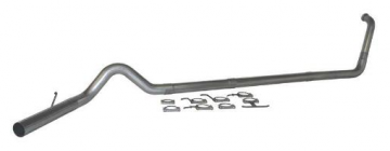 MBRP 4" Turbo Back, Single Side Off-Road - no muffler